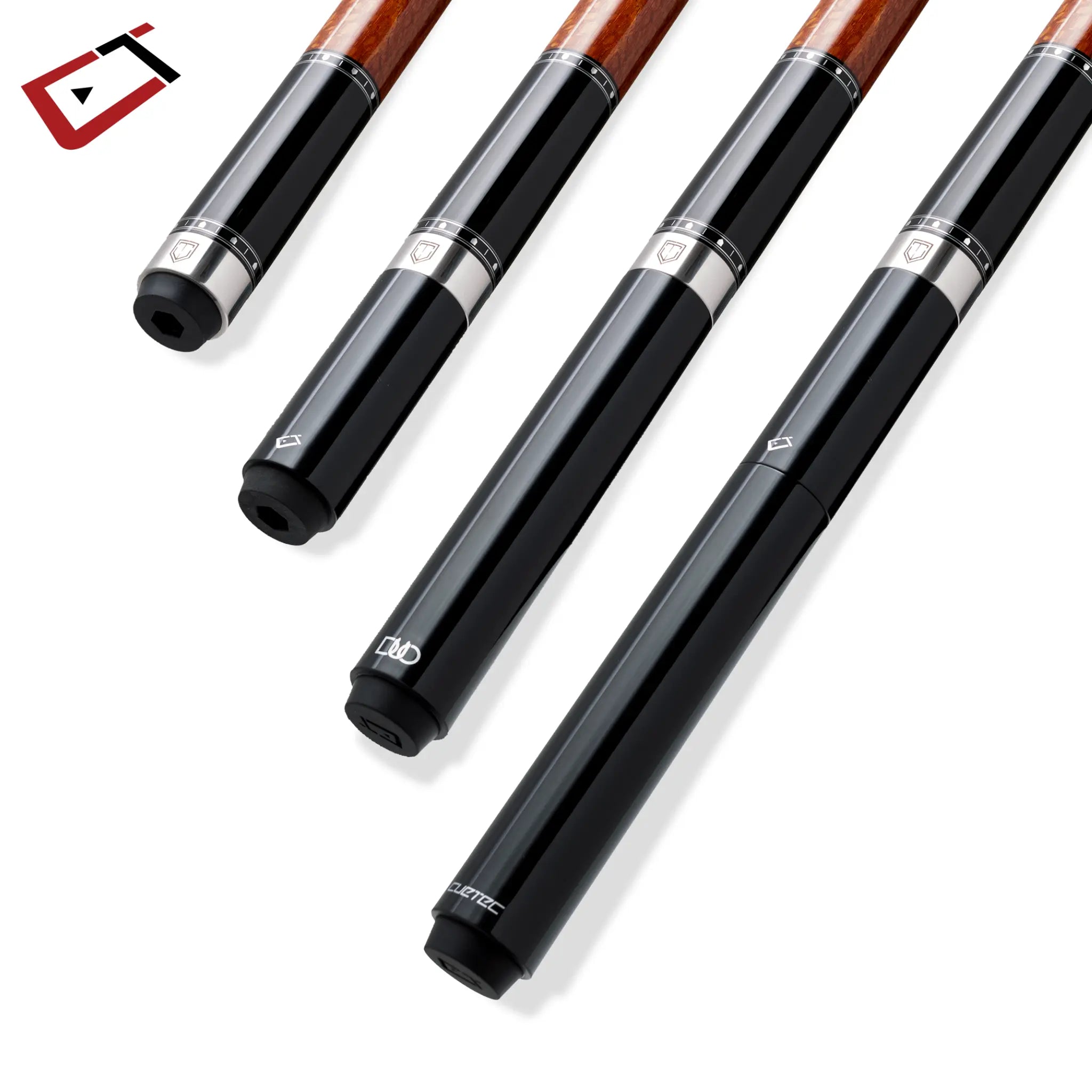 Extensor Cuetec Duo Extensions Metalic Black Extensor Cuetec Duo Extensions Metalic Black